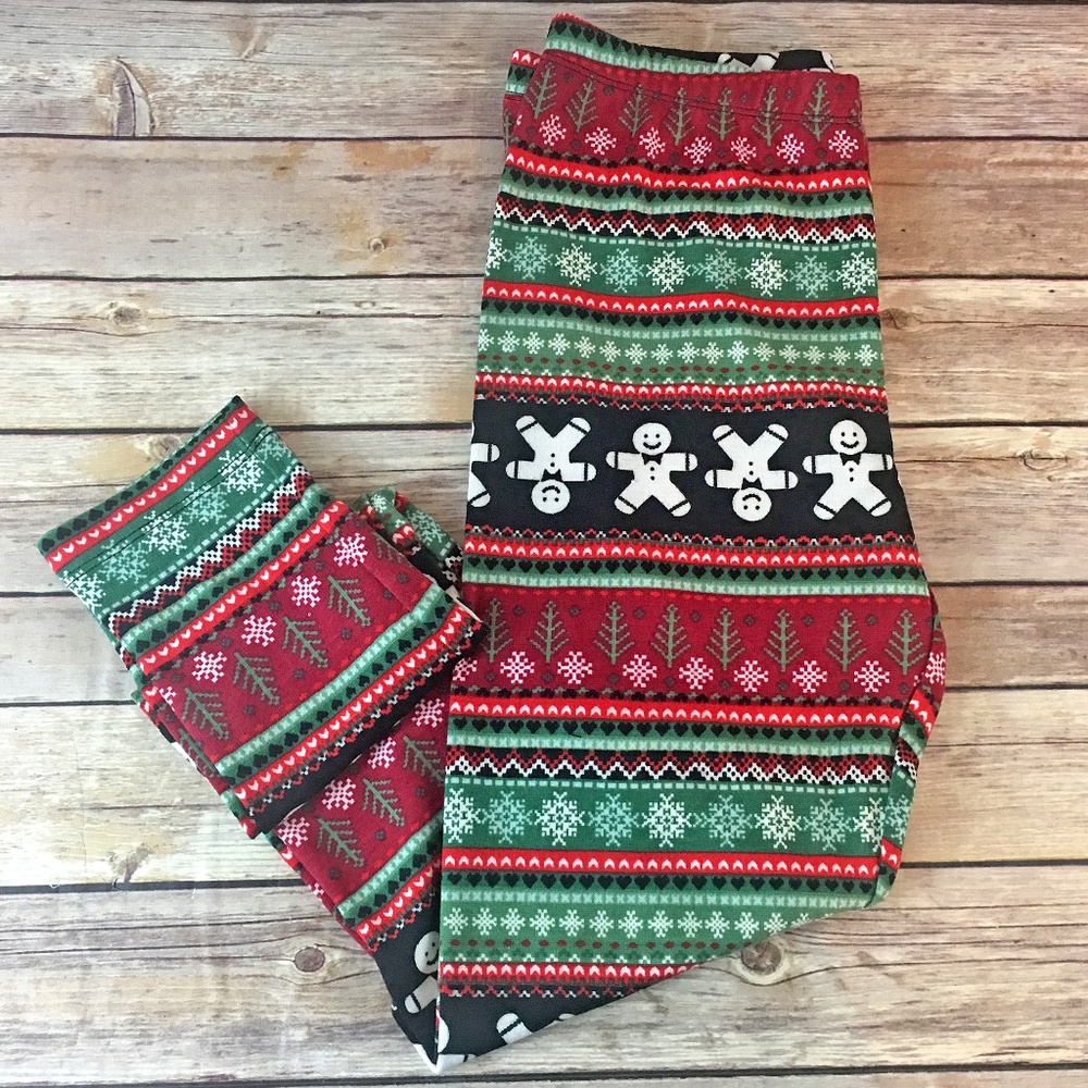 Holiday Leggings - Gingerbread Man - Picture 6 of 8